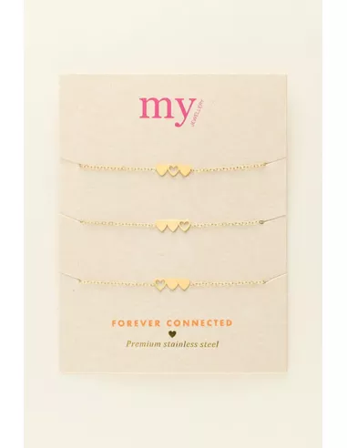My Jewellery - Forever Connected armband set goud