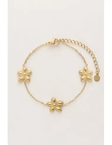My Jewellery - Island Flowers armband bloemen goud